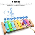 TopikaKids - 2-in-1 Montessori Baby Toy Set with Xylophone and Stacking Toy