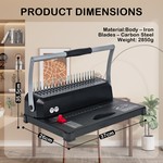 Topika - Binding Machines Comb Binders Book Binder Machine