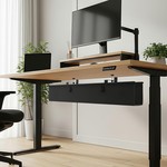 Topika 90CM Underdesk Cable Management Tray, Under Table Tray & Clamp Mount