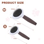 TopikaPet - Dog Slicker Brush for Grooming, Pet Dematting & Deshedding Tool
