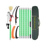 Topika - Pole Pruner 8m Telescopic Pruning Saw And Branch Cutter Set