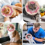 TopikaPet Soft Cat Cone Collar Alternative for Small Pets Recovery