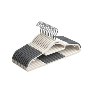 TopikaHome-50/30-Non-Slip Padded Clothes Hangers-Heavy Duty & Space-Saving