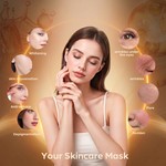 Topika Red Light Therapy for Face LED Mask, 3 Modes Portable