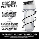 Topika 700ml Leak-Proof Protein Shaker Cup No Blending Ball or Whisk