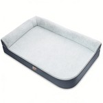 Topika Waterproof Orthopaedic Dog Bed with L-Shaped Bolster Large