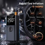 Topika 4-In-1 Battery Starter, Car Battery Jump Starter With Air Compressor