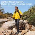 Naturehike Trekking Poles, 5 Sections Telescopic Hiking & Walking Sticks