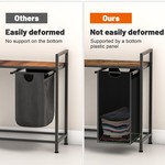 Topika 135L Laundry Sorter with Removable 2 or 3 Hampers, Rolling