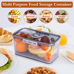 Topika - Bread Storage Box,Bread Box Containers for Kitchen Countertop