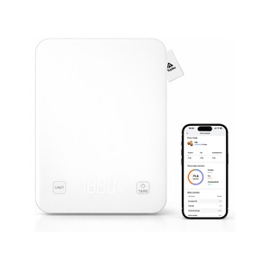 Topika Digital Kitchen Scale With App Automatically Calculate Food Calories