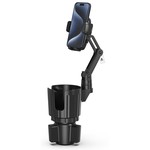 Topika Car Phone Mount Adjustable Mobile Phone Car Holder 2 In 1 Cup Holder