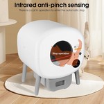 Topika Cat Litter Box with App Control, Automatic Self Cleaning