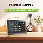 Topika Wireless Weather Station Thermometer, High-Definition Color Display