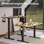 Topika Electric Standing Desk Memory Control &Height Adjustable Workstation