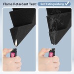 Self-Adhesive Sound Proof Foam Panels, 6/12pcs Acoustic Panels