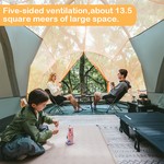 Naturehike Camping Tent 8/10 Person Waterproof 2-Layer Outdoor Family Tent