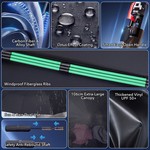 Topika UV Block Umbrella with Auto Open/Close with Section-by-Section Fold