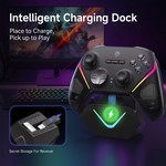 EasySMX Wireless Game Controller, Charging Dock, TMR Anti-Drift Joysticks