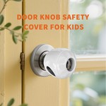 Topika Child Safety Door Knob Covers (4-Pack) Baby Proof Lock System