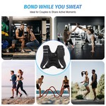 Topika Weighted Running Vest for Men/Women with Pockets