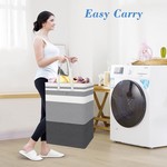 Topika - 75L Large Waterproof Laundry Baskets with Handles