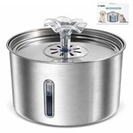 Topika Automatic Cat Water Fountain Stainless Steel - 3L
