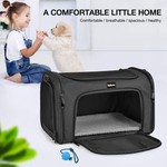 Topika Soft-Sided Pet Carrier Bag for Travel & Home Use, Cat Carrier