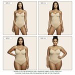 Lekkon Seamless V-Neck Shaping Bodysuit for Women Tummy-Waist-Hip Sculpting