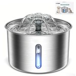 Topika Automatic Cat Water Fountain Stainless Steel - 3L