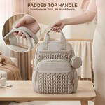 Topika Diaper Bag Backpack Large Travel Bag with Changing Pad