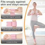 Topika Weighted Wrist Bands Adjustable Silicone Weighted Bracelet For Yoga