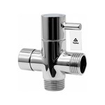 Topika Shower Diverter Valve G1/2" 3-Way Adaptor For Shower Head And Hose