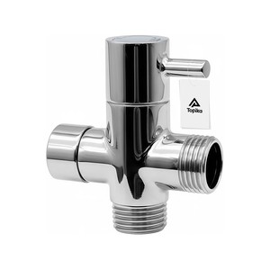 Topika Shower Diverter Valve G1/2" 3-Way Adaptor For Shower Head And Hose