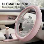 Topika - Steering Wheel Cover For Cars, Universal Car Steering Wheel Cover