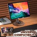 Topika Phone Holders For Desk 360 Rotating Foldable Phone Table Stand