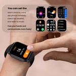 Topika Bluetooth Calling Smartwatch,IP67,120 Sports Modes,Sleep Track