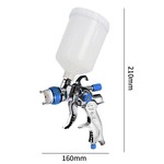 Topika - HVLP Air Spray Gun Kit with 1.4/1.7/2.0/2.5mm Nozzles, 600ml Cup