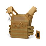 Topika Tactical Plate Carrier Vest MOLLE System Adjustable Bulletproof Vest