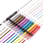 ZEYAR- Dual Tip Marker Pens,Water-based Art Marker Set