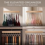 Topika - Hangers For The Bras, Bra Saver Wooden Organiser With 20 Hooks