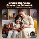 Topika - Wireless Selfie Monitor Screen For Phone With Magnetic Mount