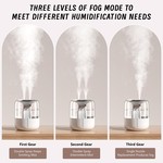 Topika Humidifier Diffuser 6.8L Dual Nozzle Quiet with Night Light for Home
