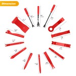 TopikaAuto - 40/30Pcs Auto Car Trim Removal Tool Kit