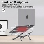 Topika Portable Laptop Stand, Adjustable Height, Foldable, Compact Desk Pro