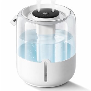 Topika Humidifier Diffuser 6.8L Dual Nozzle Quiet with Night Light for Home