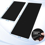 TopikaHome - Anti Fatigue Kitchen Mat 2 Piece, Non-Slip Waterproof Floor Rugs
