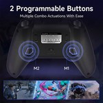 EasySMX Wireless Game Controller, Charging Dock, TMR Anti-Drift Joysticks