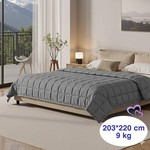 Topika Cooling Weighted Blanket for Adults, 9kg Heavy Blanket 203 x 220cm