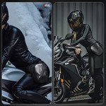 Motocentric Hard Shell Unisex Motorcycle Thign Bag Waist Bag Drop Leg Bag
